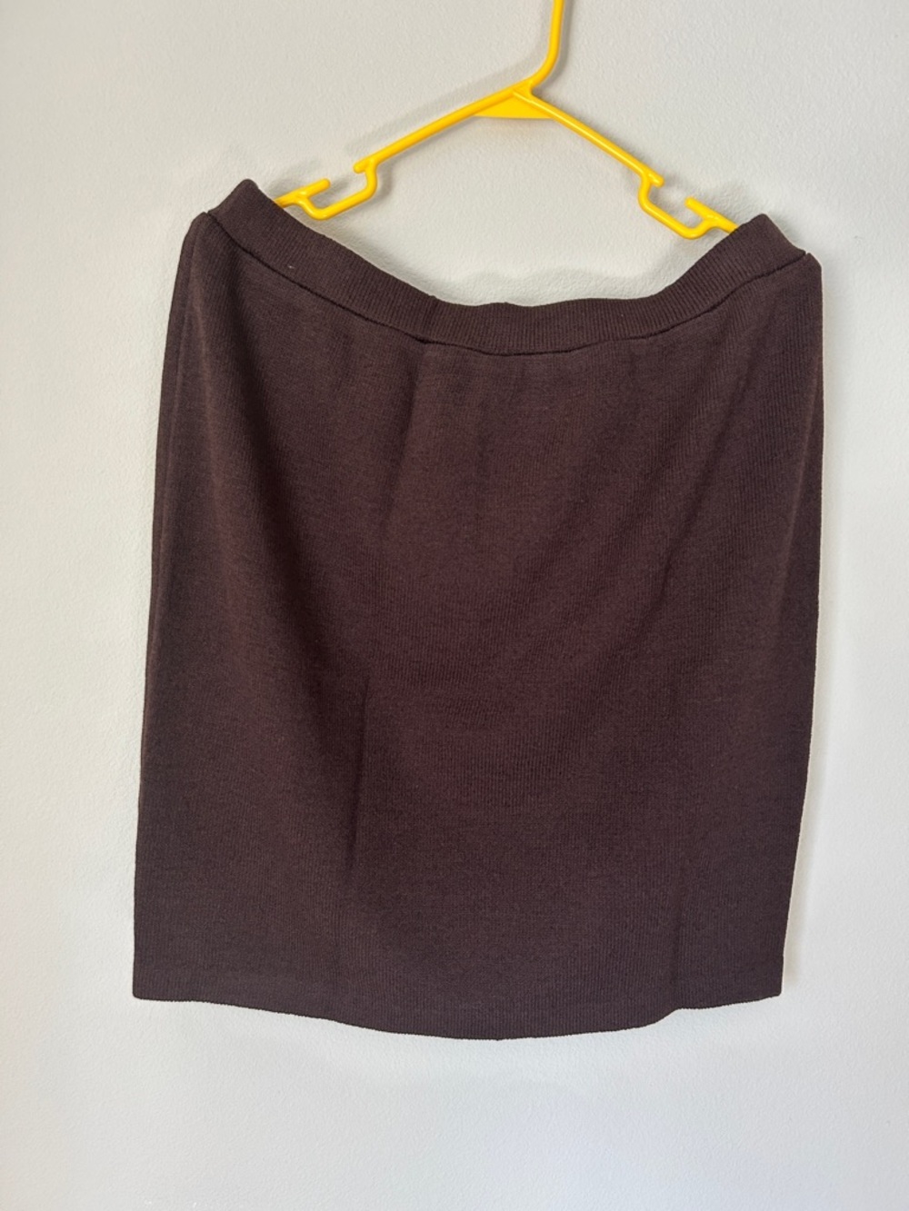 Nwt St. John Chocolate Brown Knit Pencil Skirt